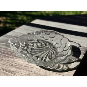 Vintage Anchor Hocking Cluster Grape Candy Nut Trinket Serving Cottagecore